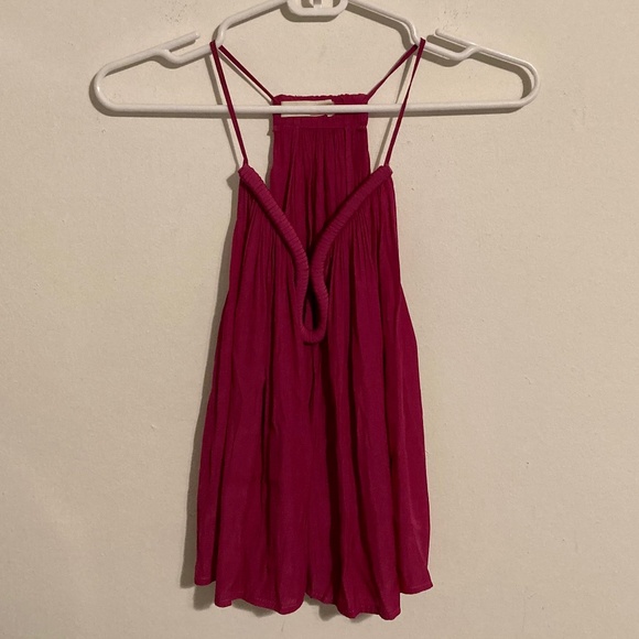 Ramy Brook Valentina Keyhole Sleeveless Top In Orchid - Picture 4 of 8